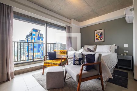 Studio de kitnet/studio para alugar com 1 quarto, 33m² em Cerqueira César, São Paulo