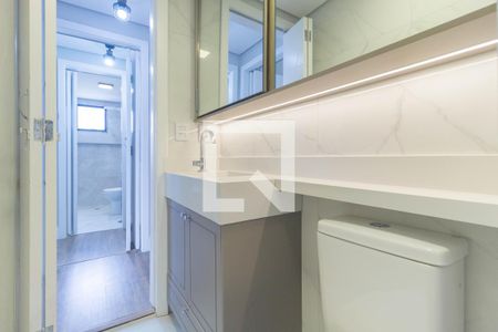 Apartamento à venda com 61m², 2 quartos e 2 vagasBanheiro Social