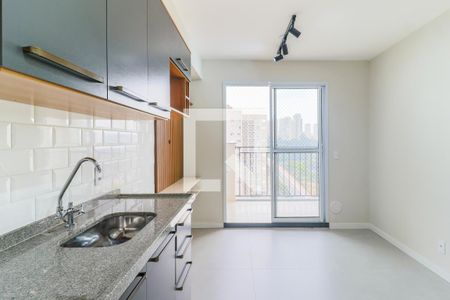 Sala/Cozinha de apartamento para alugar com 2 quartos, 36m² em Jardim Caravelas, São Paulo