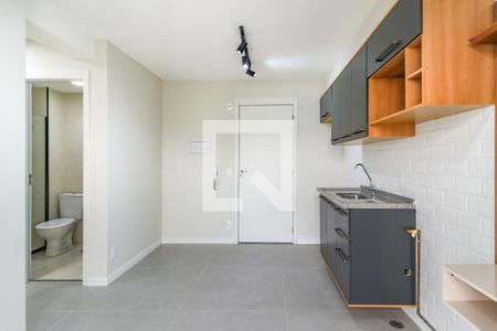 Sala/Cozinha de apartamento para alugar com 2 quartos, 36m² em Jardim Caravelas, São Paulo