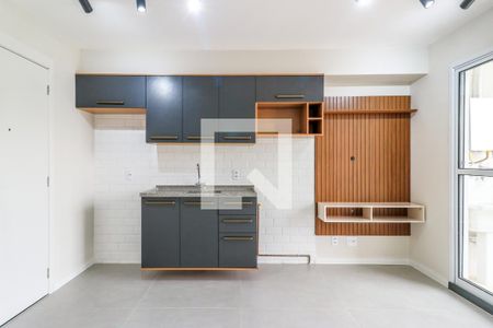 Sala/Cozinha de apartamento para alugar com 2 quartos, 36m² em Jardim Caravelas, São Paulo