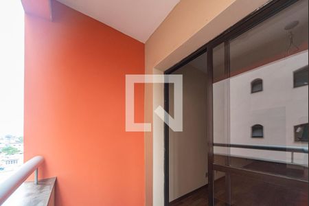 Varanda da Sala de apartamento à venda com 1 quarto, 59m² em Vila Alzira, Santo André
