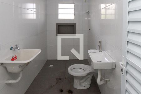 Banheiro e Área de Serviço de casa para alugar com 1 quarto, 30m² em Q.ta da Paineira, São Paulo