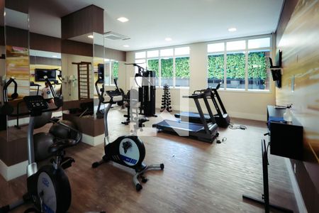 Studio para alugar com 28m², 1 quarto e sem vaga Studio para alugar com 28m², 1 quarto e sem vagaÁrea comum - Academia