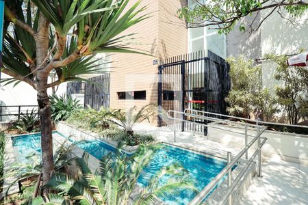 Studio para alugar com 28m², 1 quarto e sem vaga Studio para alugar com 28m², 1 quarto e sem vagaFachada