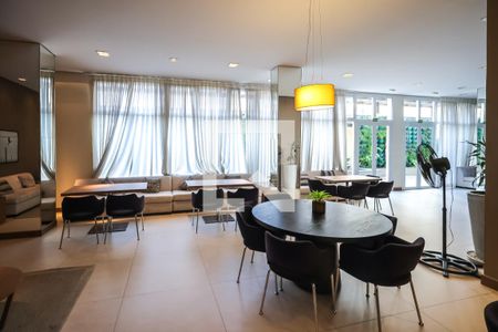 Studio para alugar com 28m², 1 quarto e sem vaga Studio para alugar com 28m², 1 quarto e sem vagaÁrea comum - Salão de festas