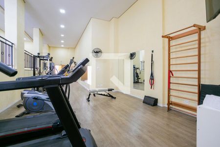 Apartamento para alugar com 45m², 1 quarto e 1 vaga Apartamento para alugar com 45m², 1 quarto e 1 vagaÁrea comum - Academia