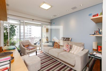 Sala de apartamento à venda com 3 quartos, 100m² em Jardim das Acácias, São Paulo