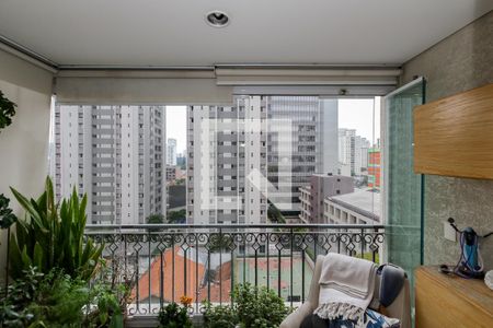 Varanda da Sala de apartamento à venda com 3 quartos, 100m² em Jardim das Acácias, São Paulo
