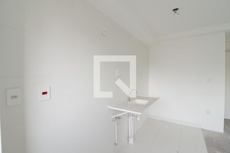Sala/Cozinha/Área de Serviço de apartamento à venda com 1 quarto, 32m² em Vila Paulicéia, São Paulo