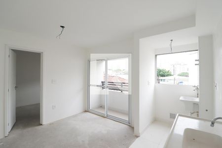 Sala/Cozinha/Área de Serviço de apartamento à venda com 1 quarto, 32m² em Vila Paulicéia, São Paulo