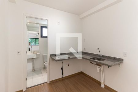 Cozinha de kitnet/studio à venda com 1 quarto, 26m² em Vila Buarque, São Paulo