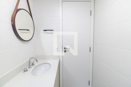 Banheiro de kitnet/studio para alugar com 1 quarto, 26m² em Vila Clementino, São Paulo