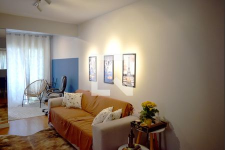 Sala de apartamento para alugar com 1 quarto, 55m² em Pinheiros, São Paulo