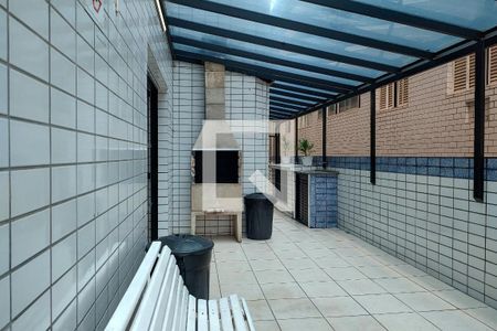 Área comum - Churrasqueira de apartamento para alugar com 1 quarto, 60m² em Canto do Forte, Praia Grande