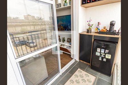 Varanda de apartamento à venda com 2 quartos, 46m² em Belenzinho, São Paulo