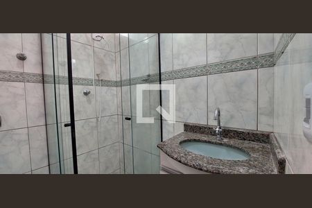 Banheiro Quarto 1 de apartamento à venda com 2 quartos, 60m² em Vila Homero Thon, Santo André