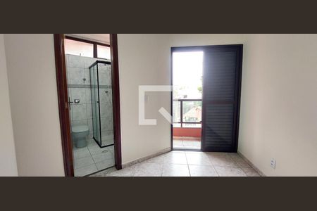 Quarto 1 suíte de apartamento à venda com 2 quartos, 60m² em Vila Homero Thon, Santo André