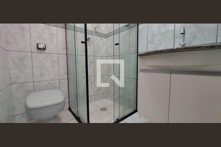 Banheiro Quarto 1 de apartamento à venda com 2 quartos, 60m² em Vila Homero Thon, Santo André