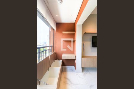 Studio à venda com 27m², 1 quarto e sem vagaVaranda