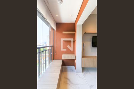 Varanda de kitnet/studio à venda com 1 quarto, 27m² em Santo Amaro, São Paulo