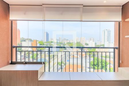 Studio à venda com 27m², 1 quarto e sem vagaVaranda