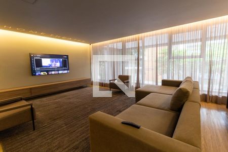 Área Comum - Home Theater de kitnet/studio para alugar com 1 quarto, 25m² em Pompeia, São Paulo
