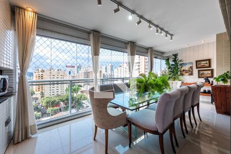 Varanda de apartamento para alugar com 3 quartos, 181m² em Gonzaga, Santos