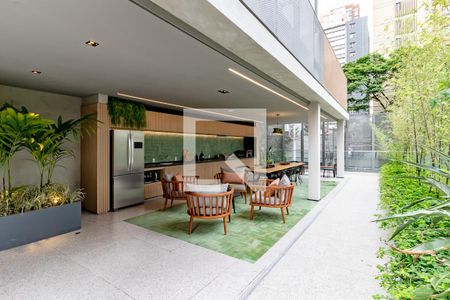 Apartamento para alugar com 40m², 1 quarto e sem vagaÁrea comum - Área Gourmet