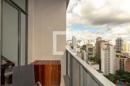Sacada de apartamento para alugar com 1 quarto, 40m² em Indianópolis, São Paulo