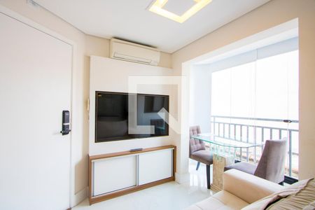 Sala de apartamento para alugar com 2 quartos, 44m² em Vila Valparaíso, Santo André