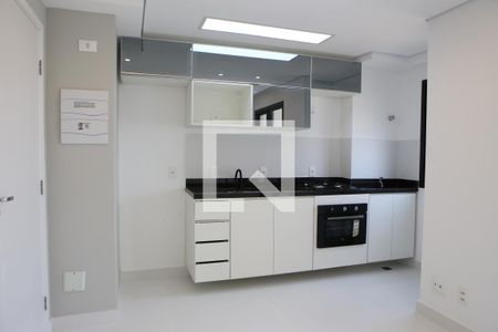 Sala e Cozinha de apartamento para alugar com 1 quarto, 32m² em Barra Funda, São Paulo