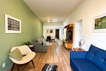 Sala de apartamento à venda com 3 quartos, 100m² em Jardim Botânico, Rio de Janeiro