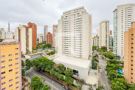Vista da Varanda de kitnet/studio à venda com 1 quarto, 29m² em Chácara Klabin, São Paulo