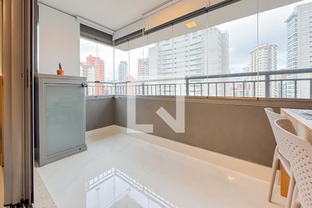 Varanda de kitnet/studio à venda com 1 quarto, 29m² em Chácara Klabin, São Paulo