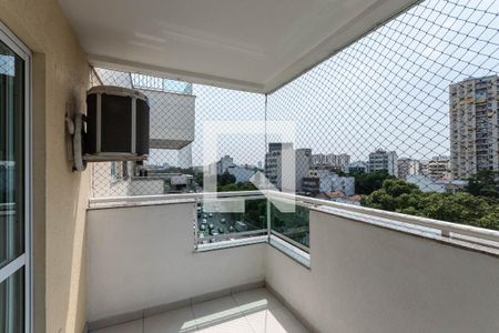 Varanda da Sala de apartamento para alugar com 2 quartos, 80m² em Maracanã, Rio de Janeiro