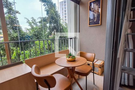 Varanda de kitnet/studio para alugar com 1 quarto, 32m² em Vila Mariana, São Paulo