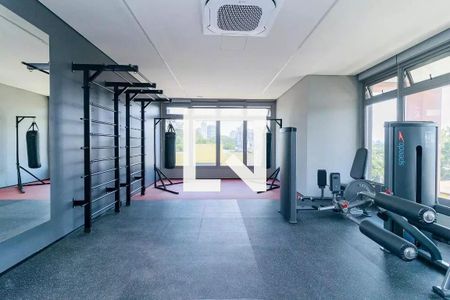 Apartamento para alugar com 42m², 1 quarto e 1 vaga Apartamento para alugar com 42m², 1 quarto e 1 vagaÁrea comum - Academia