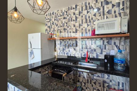 Cozinha de apartamento à venda com 1 quarto, 55m² em Vargem Grande, Rio de Janeiro