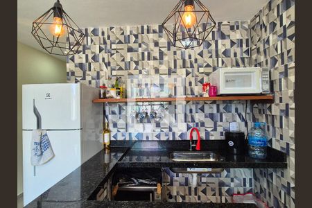 Cozinha de apartamento à venda com 1 quarto, 55m² em Vargem Grande, Rio de Janeiro
