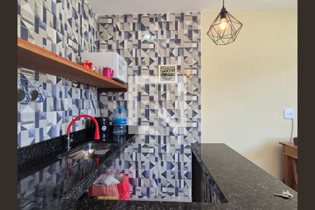 Cozinha de apartamento à venda com 1 quarto, 55m² em Vargem Grande, Rio de Janeiro