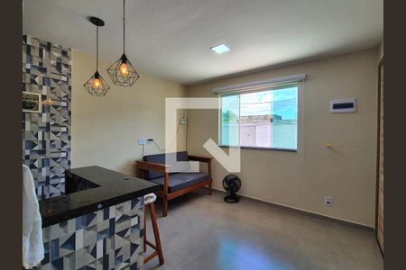 Sala de apartamento à venda com 1 quarto, 55m² em Vargem Grande, Rio de Janeiro