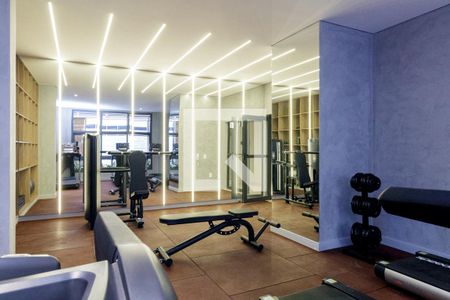 Studio para alugar com 25m², 1 quarto e sem vaga Studio para alugar com 25m², 1 quarto e sem vagaÁrea comum - Academia