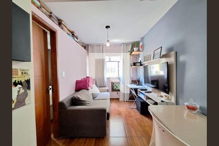 Sala de apartamento à venda com 1 quarto, 27m² em Glória, Rio de Janeiro