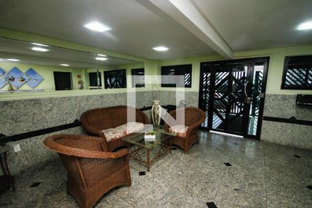 Área comum de apartamento para alugar com 3 quartos, 86m² em Guilhermina, Praia Grande