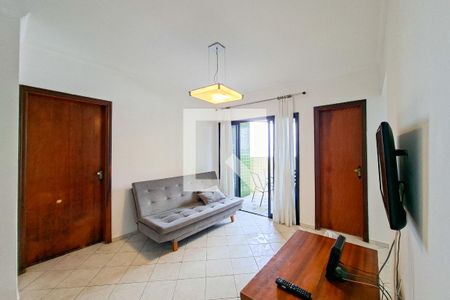 Sala de apartamento para alugar com 3 quartos, 86m² em Guilhermina, Praia Grande