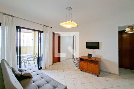 Sala de apartamento para alugar com 3 quartos, 86m² em Guilhermina, Praia Grande