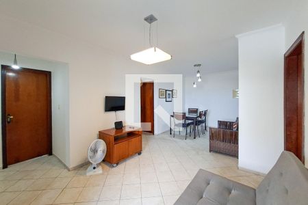 Sala de apartamento para alugar com 3 quartos, 86m² em Guilhermina, Praia Grande