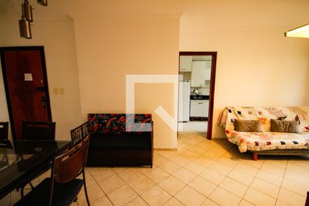 Sala de apartamento para alugar com 3 quartos, 86m² em Guilhermina, Praia Grande