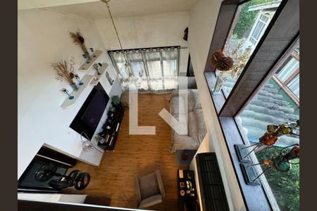 Casa de condomínio à venda com 130m², 2 quartos e 2 vagas Casa de condomínio à venda com 130m², 2 quartos e 2 vagasMezanino - Vista da sala